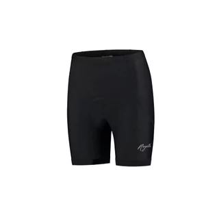 Spodnie damskie - Rogelli Damskie spodnie rowerowe krótkie De Luxe czarny czarny xxl 002.620.2XL - grafika 1