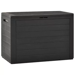vidaXL Skrzynia ogrodowa, antracytowa, 78 x 44 x 55 cm vidaXL - Skrzynie ogrodowe - miniaturka - grafika 1