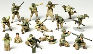 Tamiya Zestaw piechoty US: sekcja ciężkiej broni wsparcia i szturm 32513 - Modele do sklejania - miniaturka - grafika 1