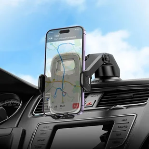 Braders Uchwyt Samochodowy do Szyby / Deski H15 czarny - Uchwyty samochodowe do telefonów - miniaturka - grafika 8