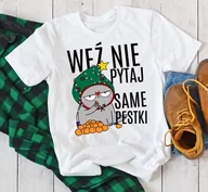 Koszulki męskie - fajna koszulka męska na na święta weź nie pytaj same pestki - miniaturka - grafika 1