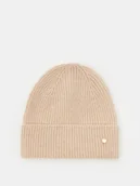 Czapki damskie - Mohito - Beżowa czapka basic - beżowy - miniaturka - grafika 1