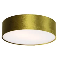 Oprawy, klosze i abażury - QAZQA Nowoczesna lampa sufitowa zielona 40 cm - Bęben - miniaturka - grafika 1