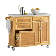 Meble kuchenne - SoBuy FKW70-N Wyspa kuchenna  wózek do serwowania Szafka Kuchenna - miniaturka - grafika 1