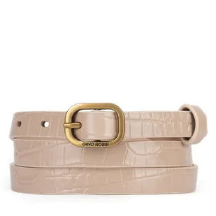 Pasek Gino Rossi BLYL23006 Beżowy - Paski - miniaturka - grafika 1