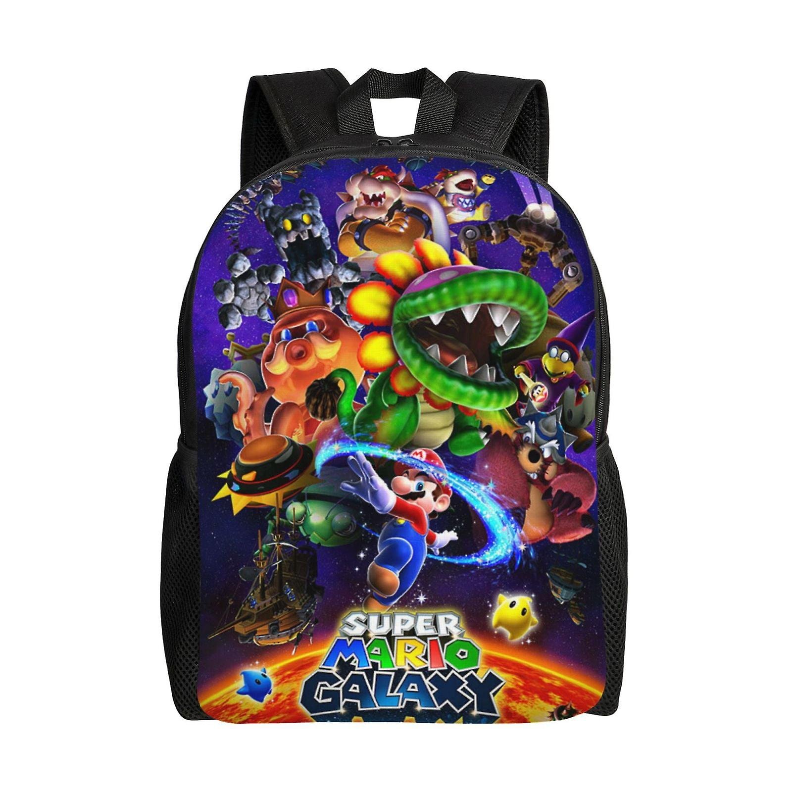 Mario Kid Plecak szkolny Torba na książki Casual Daypack Plecaki podróżne dla chłopców i dziewcząt 16.1 X 11.8 X 4.5inches