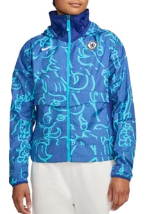 Damska Kurtka Wiatrówka z Podszewką Chelsea F.C. AWF Loose Fit DM3000495 XS - Kurtki damskie - miniaturka - grafika 1