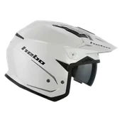 Kaski motocyklowe - Kask Hebo Zone 5 Jednokolorowy Złamany BiałyM - miniaturka - grafika 1