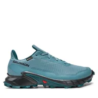 Buty sportowe męskie - Buty do biegania Salomon Alphacross 5 Gore-Tex L47595000 Szary - miniaturka - grafika 1