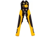 Kombinerki i obcęgi - Profesjonalny Ściągacz Izolacji Kabla Przewodów Zaciskacz, Obcinacz ŻÓŁTY - miniaturka - grafika 1