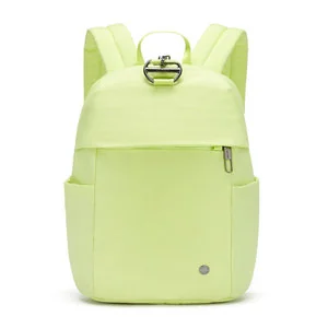 Plecak mini damski antykradzieżowy 8L Pacsafe CX - limonka - Plecaki - miniaturka - grafika 1