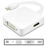 Akcesoria do monitorów - miniDP Displayport thunderbolt na Vga / DVI / Hdmi - miniaturka - grafika 1