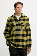 Koszule męskie - Dickies koszula bawełniana męska kolor zielony regular z kołnierzykiem klasycznym DK0A4XDZ - miniaturka - grafika 1