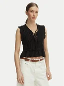 Bluzki damskie - ONLY Bluzka Goa 15363693 Czarny Regular Fit - miniaturka - grafika 1