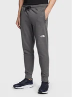 Spodnie sportowe męskie - The North Face Spodnie dresowe Nse Light NF0A4T1F Szary Regular Fit - miniaturka - grafika 1