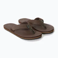 Klapki i japonki męskie - Japonki męskie Rip Curl Revival Leather Open Toe brown - miniaturka - grafika 1