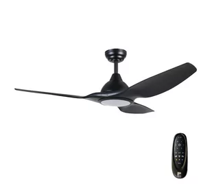 Eglo 35127 - LED Ściemnialny wentylator sufitowy TUNITAS LED/16W/230V czarny+pilot - Wentylatory sufitowe - miniaturka - grafika 1