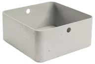 Pudła i pojemniki do przechowywania - CURVER Pojemnik do przechowywania kwadratowy L BETON Curver 10 l 243406 - miniaturka - grafika 1