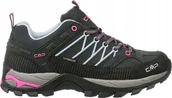 Buty trekkingowe damskie - Buty trekkingowe damskie CMP CMP Rigel Low WP 3Q13246-66UM Czarne 41 - miniaturka - grafika 1