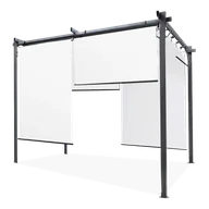 Kratki i pergole - Zadaszenie na taras SPRINT PLUS 3x3 Anthracite/White - HARDMAISTER - miniaturka - grafika 1