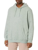 Bluzy męskie - JACK&JONES PLUS Męska bluza z kapturem Jorbrink Sweat Hood PLS z kapturem, jasnoszary melanż, 5XL - miniaturka - grafika 1