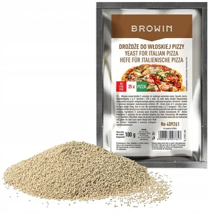 DROŻDŻE suszone DO PIZZY włoskiej 100g 409261 - Proszki do pieczenia, drożdże - miniaturka - grafika 1