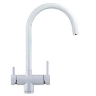 Bateria kuchenna Verona Biała - czterodrożna - Baterie kuchenne - miniaturka - grafika 2