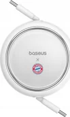 Kable USB - Kabel do ładowania Baseus USB-C / USB-C 100W Edycja Bayern Monachium biały - miniaturka - grafika 1