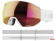 Gogle narciarskie - Gogle narciarskie Salomon Radium ML White/Univ Ruby 2022/2023 - miniaturka - grafika 1