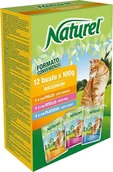Mokra karma dla kotów - Life Pet Care LIFE CAT NATUREL BOX 12x100g CHICKEN + VEAL + PLAICE - miniaturka - grafika 1