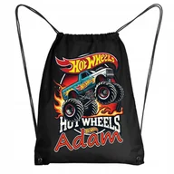Plecaki worki - Worek Szkolny Na Buty Workoplecak WF Do Przedszkola HOT WHEELS AUTA #1 - miniaturka - grafika 1