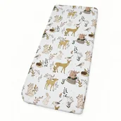 Prześcieradła dla dzieci - PRZEŚCIERADŁO 52x89 DO DOSTAWKI ŁÓŻECZKA Z GUMKĄ BAWEŁNIANE Kerstin - miniaturka - grafika 1