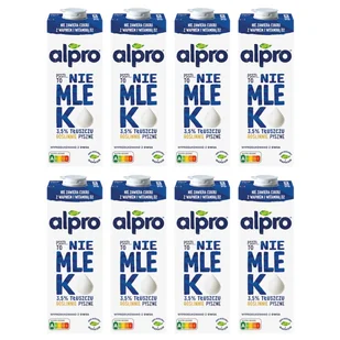 Alpro Psst!..To Nie Mlek* - Napój Owsiany Bez Cukru zestaw 8 x 1 l - żywność - Napoje roślinne - miniaturka - grafika 1