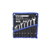 Klucze i nasadki - Zestaw kluczy płasko-oczkowych w etui 8 el. 8, 10, 11, 13, 14, 16, 17, 19 mm NAC-SP-08-MD - miniaturka - grafika 1