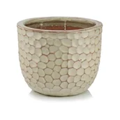 Donice - Donica mrozoodporna kremowa 25 cm - miniaturka - grafika 1