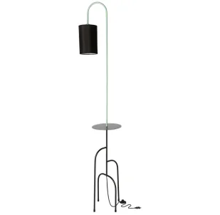 Stojąca lampa z półką D7-N47 - Lampy stojące - miniaturka - grafika 1
