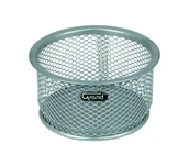 Szkolne artykuły papiernicze - Pojemnik na spinacze GR-010S srebrny GRAND - miniaturka - grafika 1