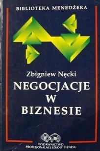 Negocjacje w biznesie - Biznes - miniaturka - grafika 1