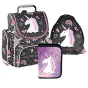 Zestawy szkolne - ZESTAW SZKOLNY 3-ELEMENTÓW JEDNOROŻEC UNICORN PP25JO PASO - miniaturka - grafika 1