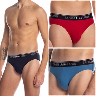 SLIPY Męskie Lama 3 PARY Majtki Bawełniane - XL - Majtki męskie - miniaturka - grafika 1