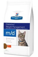 Sucha karma dla kotów - Hills Hills Feline m/d Diabetes/Weight Management 1,5 kg - miniaturka - grafika 1