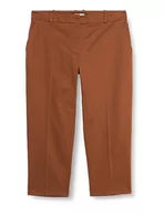 Spodnie damskie - Tommy Hilfiger Damskie spodnie chinosy CRV Ess Slim Straight, Naturalny koniak, 72 - miniaturka - grafika 1