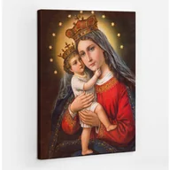 Ikony i obrazy sakralne - Madonna Matka Boża - obraz polycanvas, 70x100 - miniaturka - grafika 1