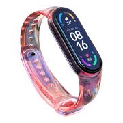 Etui i futerały do telefonów - Zamienna silikonowa opaska pasek bransoleta bransoletka do Xiaomi Mi Band 4 / 3 czerwony - miniaturka - grafika 1