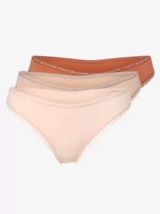 Tommy Hilfiger - Stringi damskie, opakowanie po 3 szt., różowy - Majtki damskie - miniaturka - grafika 1