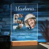 Ramki na zdjęcia - Lampka ramka XL z wydrukiem na szkle akrylowym i podświetleniem LED - miniaturka - grafika 1