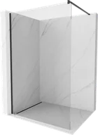 Ścianki i drzwi prysznicowe - Mexen Kioto ścianka prysznicowa Walk-in 140 x 200 cm, transparent 8 mm, czarna - 800-140-101-70-00 - miniaturka - grafika 1
