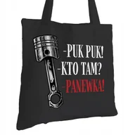 Torby i wózki na zakupy - Torba Bawełniana dla Mechanika Czarna Na Prezent ekologiczna Trwały Nadruk - miniaturka - grafika 1