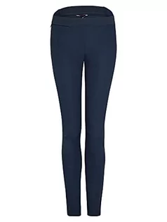 Spodnie damskie - Ziener Damskie spodnie softshellowe, długie bieganie, wiatroszczelne, elastyczne Nura niebieski granatowy 42 - grafika 1