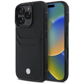 Etui i futerały do telefonów - Etui BMW Sign Leather Cardslot do Apple iPhone 16 Pro Max Czarny | Bezpłatny transport - miniaturka - grafika 1
